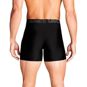 Pánske boxerky Under Armour Perf Tech Solid 6in 3Pack Black