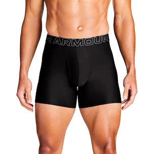 Pánske boxerky Under Armour Perf Tech Solid 6in 3Pack Black