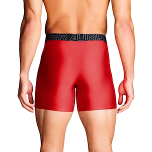 Pánske boxerky Under Armour Perf Tech Solid 6in 3Pack Red
