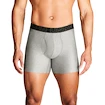 Pánske boxerky Under Armour Perf Tech Solid 6in 3Pack Steel Heather