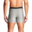 Pánske boxerky Under Armour Perf Tech Solid 6in 3Pack Steel Heather