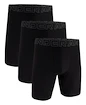 Pánske boxerky Under Armour Perf Tech Solid 9in 3Pack Black