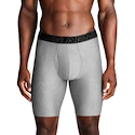 Pánske boxerky Under Armour Perf Tech Solid 9in 3Pack Steel Heather