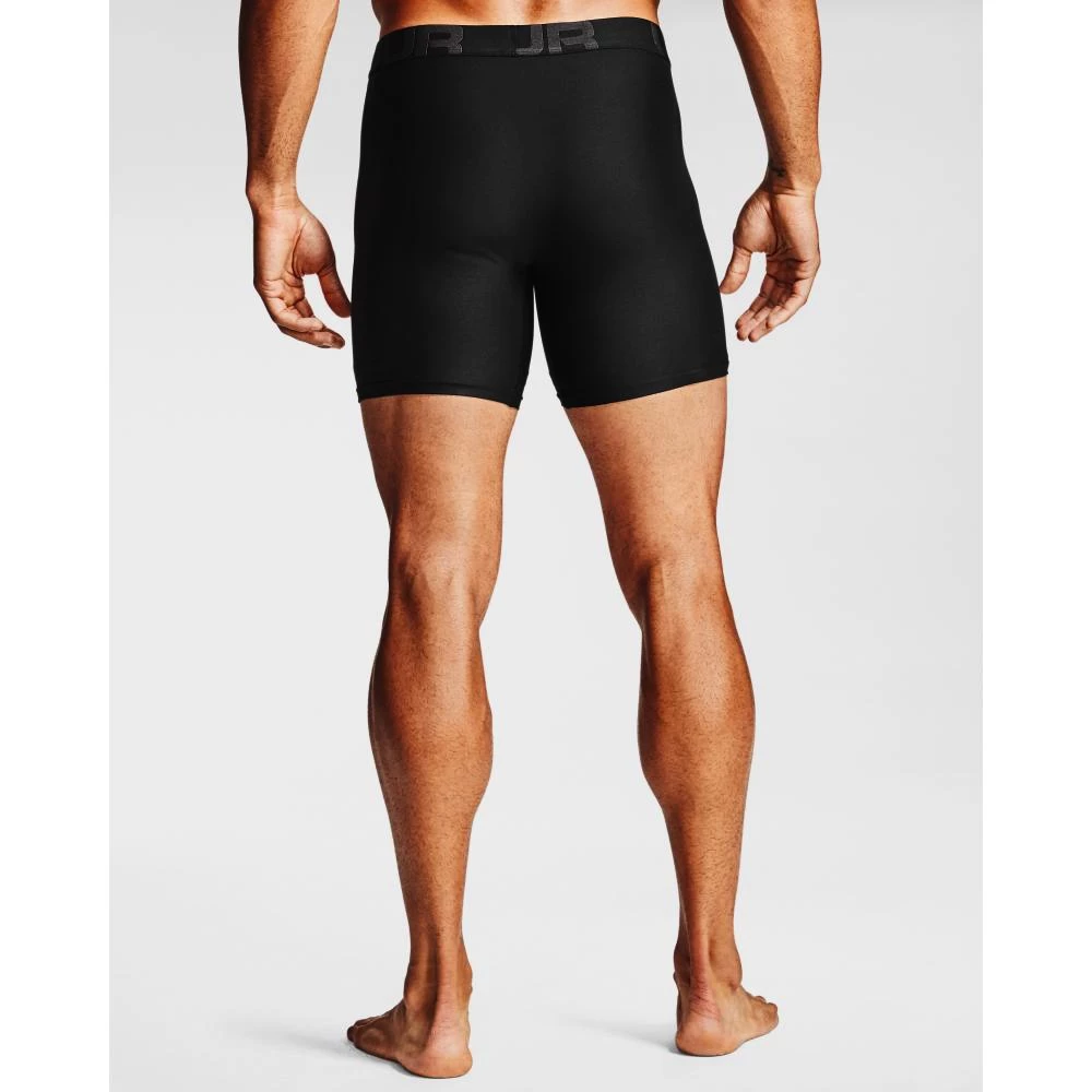 Pánske boxerky Under Armour  Tech 6in 2Pack Black