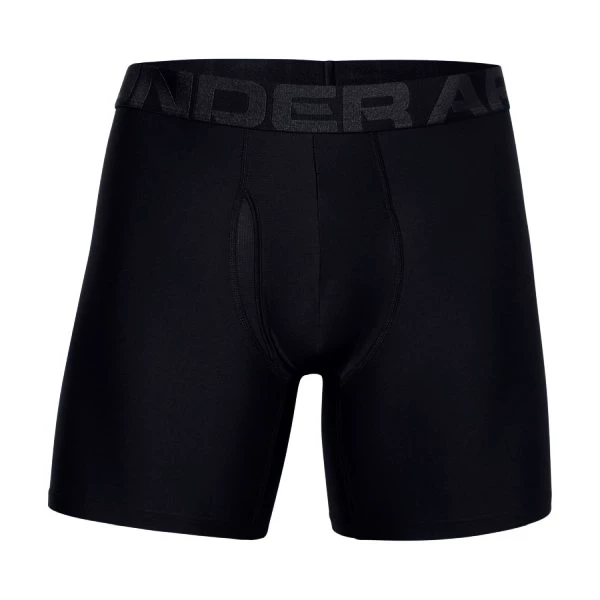 Pánske boxerky Under Armour  Tech 6in 2Pack Black  S