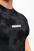 Pánske kompresné tričko Nebbia Performance+ Kompresní Camouflage Tričko MAXIMUM black