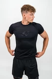 Pánske kompresné tričko Nebbia Performance+ Kompresní Sportovní Tričko ENDURANCE black