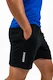 Pánske kraťasy Nebbia Performance+ Teplákové Relaxed-Fit Kraťasy MAXIMUM black
