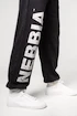 Pánske nohavice Nebbia  Washed-off Gym Sweatpants Baggy Style GYM BRO 373 Black