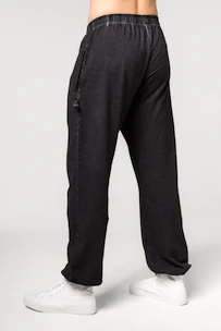 Pánske nohavice Nebbia  Washed-off Gym Sweatpants Baggy Style GYM BRO 373 Black