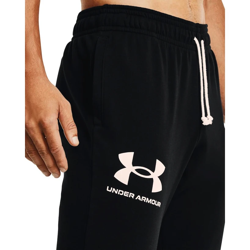 Pánske nohavice Under Armour  RIVAL TERRY JOGGER Black XXL