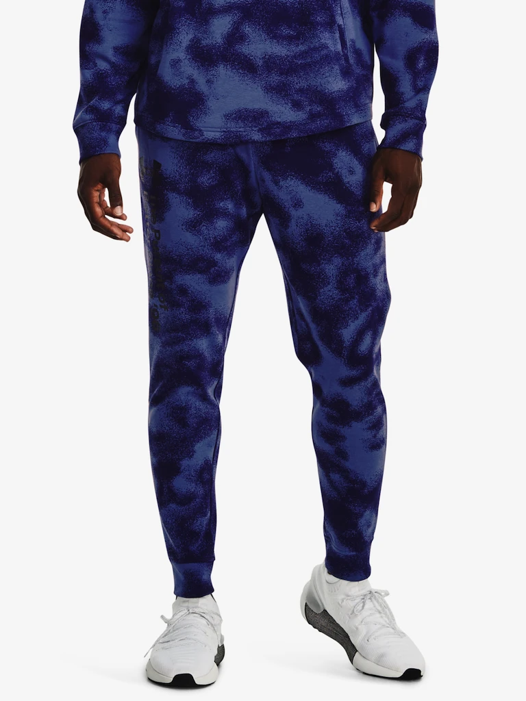 Pánske nohavice Under Armour  Rival Terry Novelty Jgr-BLU