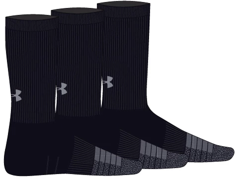 Pánske ponožky Under Armour HeatGear Crew-BLK  M