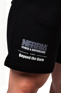 Pánske šortky Nebbia  Gym Sweatshorts GYM BRO 352 Black