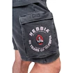 Pánske šortky Nebbia NEBBIA x OLYMPIA Washed Loose Fit Cargo Shorts LEGACY 787 black