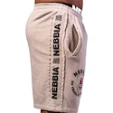Pánske šortky Nebbia NEBBIA x OLYMPIA Washed Sweat Shorts LEGEND 786 light grey