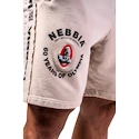 Pánske šortky Nebbia NEBBIA x OLYMPIA Washed Sweat Shorts LEGEND 786 light grey