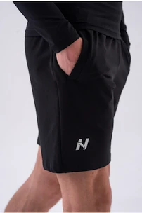 Pánske šortky Nebbia  Relaxed-fit Shorts with Side Pockets 319 black