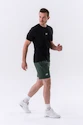 Pánske šortky Nebbia  Relaxed-fit Shorts with Side Pockets 319 dark green
