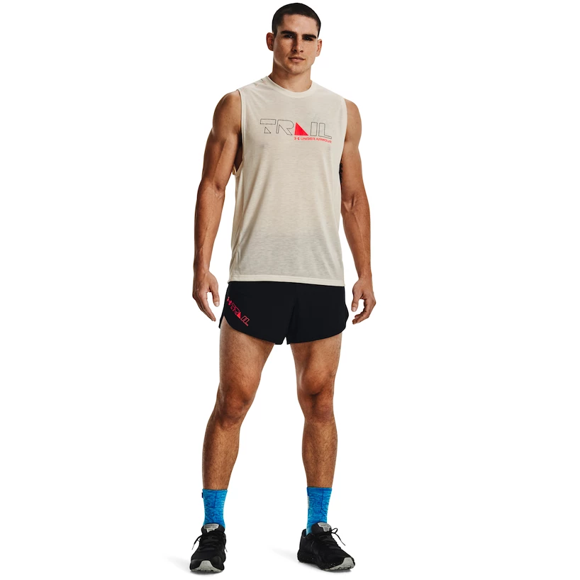 Pánske šortky Under Armour  SpeedPocket Trail Short-BLK S