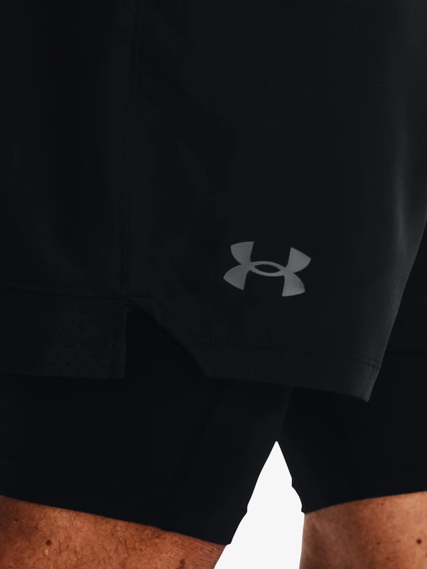 Pánske šortky Under Armour  Vanish Woven 2in1 Sts-BLK XXL