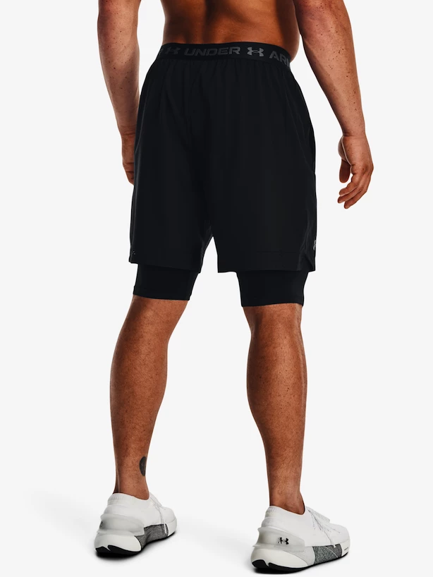 Pánske šortky Under Armour  Vanish Woven 2in1 Sts-BLK XXL