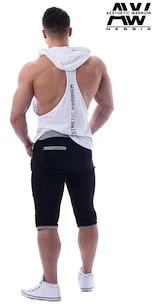 Pánske tielko Nebbia  Aesthetic Warrior Tílko Kapuce 124 bílé