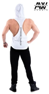 Pánske tielko Nebbia  Aesthetic Warrior Tílko Kapuce 124 bílé