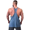 Pánske tielko Nebbia NEBBIA x OLYMPIA Washed Muscle Back Stringer GOLDEN AGE 791 blue