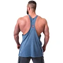 Pánske tielko Nebbia NEBBIA x OLYMPIA Washed Muscle Back Stringer GOLDEN AGE 791 blue