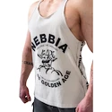 Pánske tielko Nebbia NEBBIA x OLYMPIA Washed Muscle Back Stringer GOLDEN AGE 791 light grey