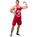 Pánske tielko Nebbia NEBBIA x OLYMPIA Washed Muscle Back Stringer GOLDEN AGE 791 red
