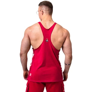 Pánske tielko Nebbia NEBBIA x OLYMPIA Washed Muscle Back Stringer GOLDEN AGE 791 red