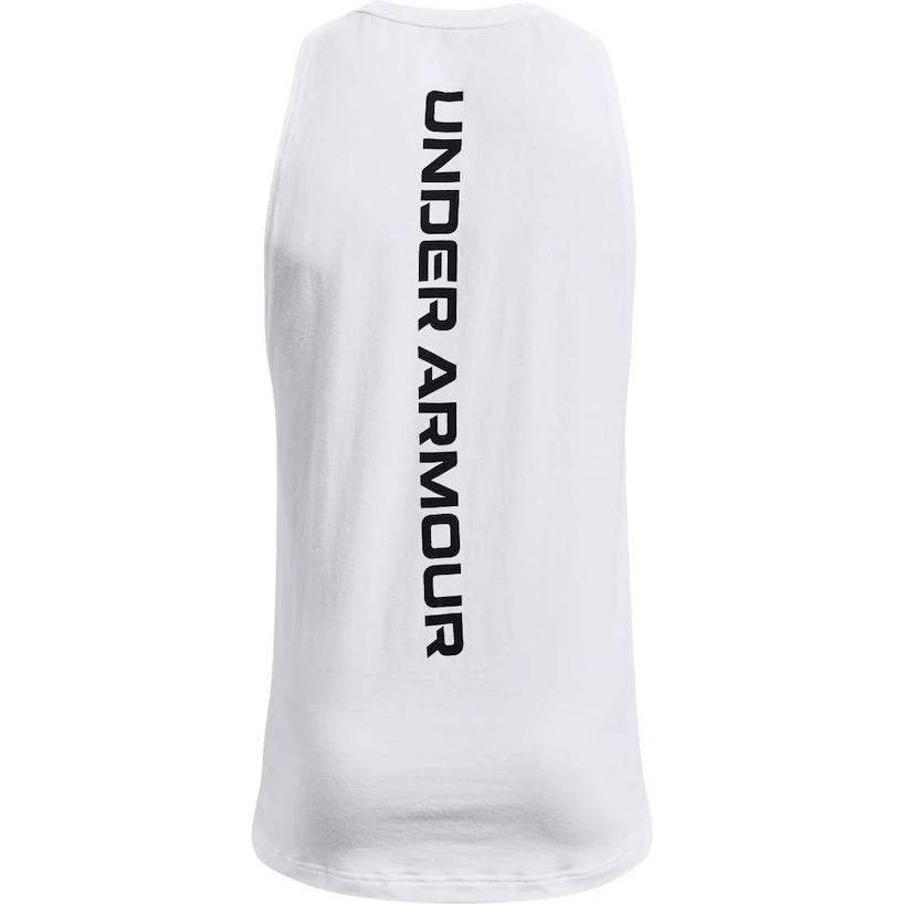 Pánske tielko Under Armour  BASELINE COTTON TANK White S