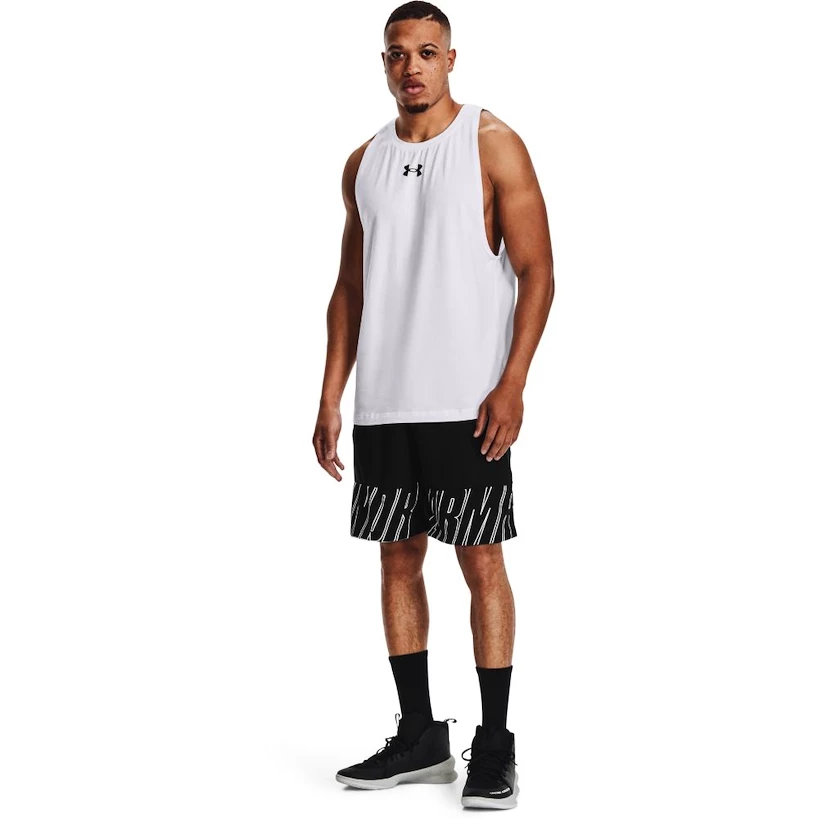 Pánske tielko Under Armour  BASELINE COTTON TANK White S