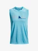 Pánske tielko Under Armour  Run Trail Tank-BLU