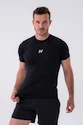 Pánske tričko Nebbia  Functional Slim-fit T-shirt 324 black