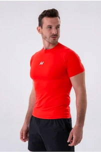 Pánske tričko Nebbia  Functional Slim-fit T-shirt 324 red