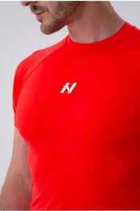 Pánske tričko Nebbia  Functional Slim-fit T-shirt 324 red