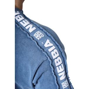 Pánske tričko Nebbia NEBBIA x OLYMPIA Washed Oversized T-Shirt GOLDEN AGE 790 blue