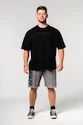 Pánske tričko Nebbia  Oversized Heavyweight Cotton T-shirt NO SHORTCUTS 354 black