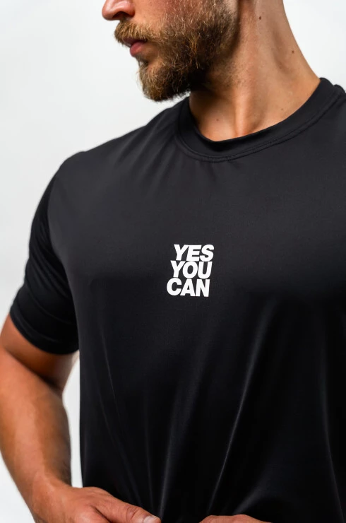 Pánske tričko Nebbia Performance+ Short-Sleeve Sports T-shirt RESISTANCE 348 black