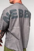 Pánske tričko Nebbia  Washed-off Oversized Heavyweight Cotton T-shirt NO SHORTCUTS 369 Light Grey