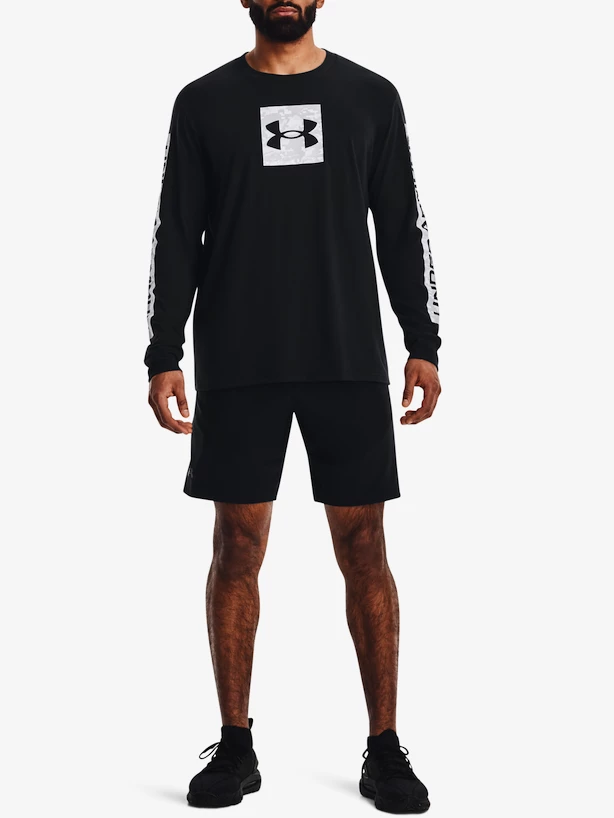 Pánske tričko Under Armour  CAMO BOXED SPORTSTYLE LS-BLK M