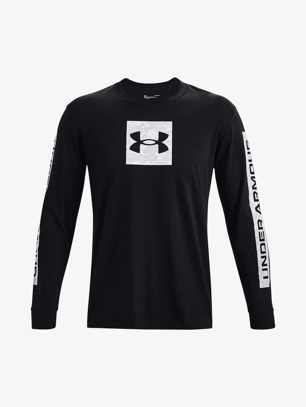 Pánske tričko Under Armour  CAMO BOXED SPORTSTYLE LS-BLK M