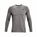 Pánske tričko Under Armour  CG Armour Fitted Crew-GRY