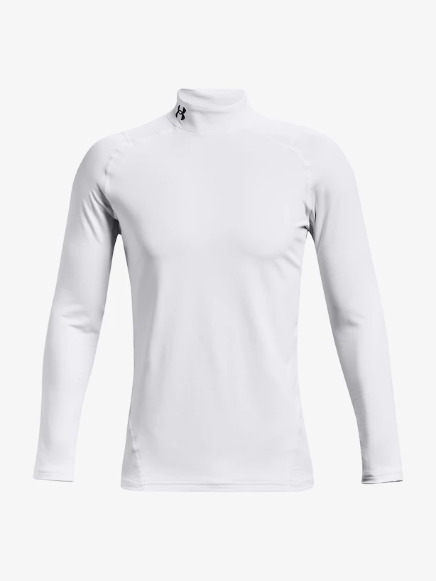 Pánske tričko Under Armour  Fitted Mock-WHT XL