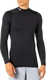 Pánske tričko Under Armour HeatGear Armour Comp Mock LS Black