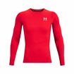 Pánske tričko Under Armour  HG Armour Comp LS-RED