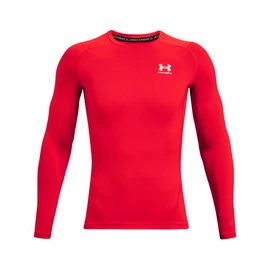 Pánske tričko Under Armour HG Armour Comp LS-RED